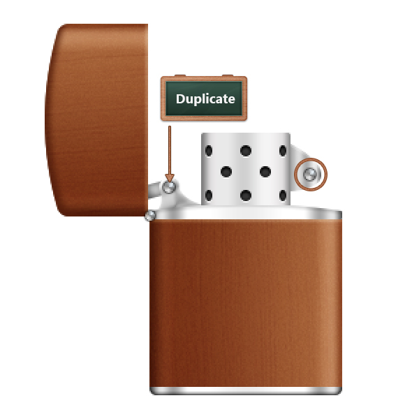 Create a Zippo Lighter in Adobe Photoshop 5