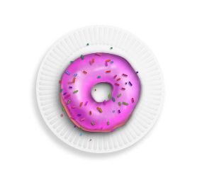 Draw Semi Realistic Donuts using Adobe Photoshop