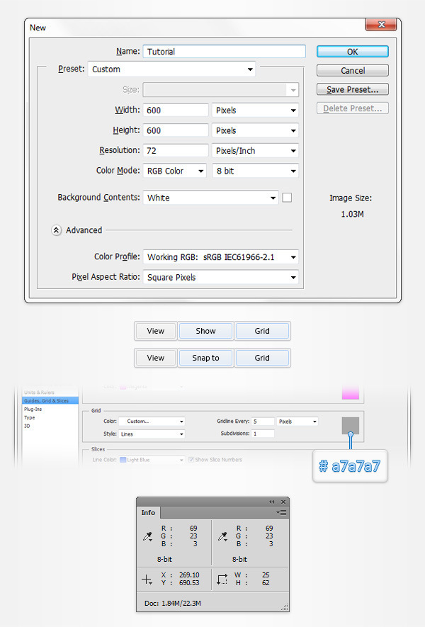 Create a Simple Pencil Icon in Adobe Photoshop 1