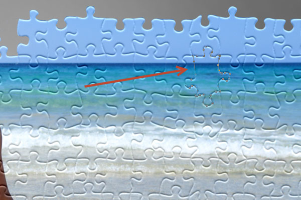 Learn How to Create Jigsaw Puzzle Effect in Photoshop 14