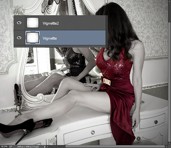 Create a selective color effect 10