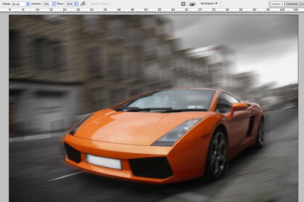 How to Create Effect of Rapid Movement in Photoshop 6