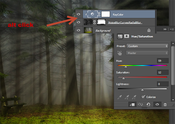 Add Light Rays to a Photo in Photoshop 9