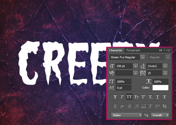 Create a Creepy Halloween Text Effect 8