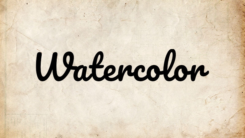 How to Create a Watercolor Text Effect in Adobe Photoshop