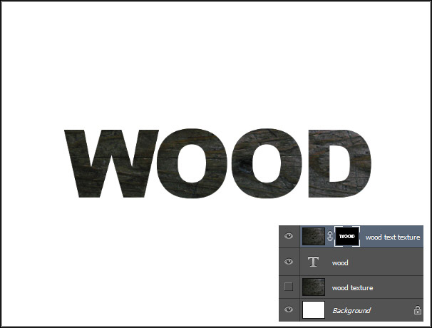 Create a Wood Text effect in Photoshop 6