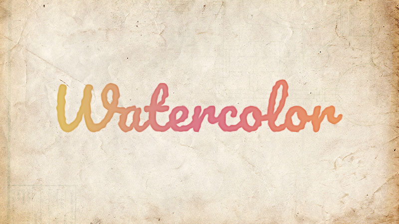 How to Create a Watercolor Text Effect in Adobe Photoshop