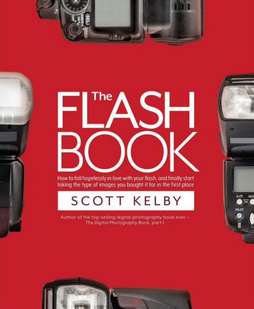 Cover of the photography book "The Flash Book, by Scott Kelby"