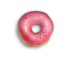 Draw Semi Realistic Donuts using Adobe Photoshop