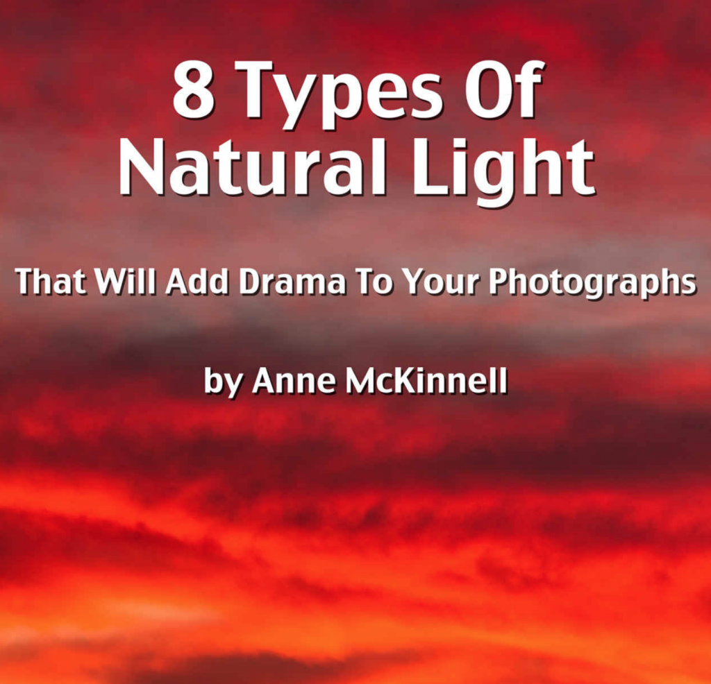 Cover of the photography book "Eight Types Of Natural Light That Will Add Drama To Your Photographs"