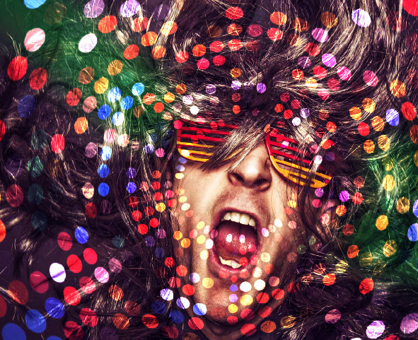 Create a crazy disco effect with Photoshop 4