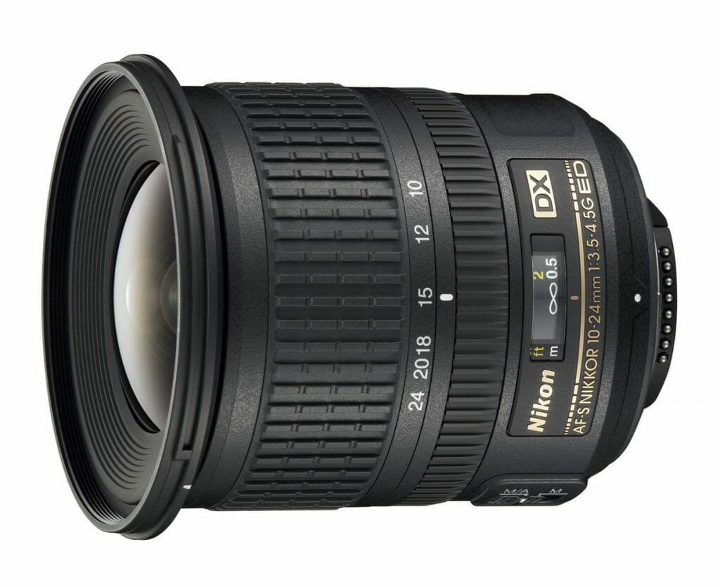 The Nikon AF-S DX NIKKOR 10-24mm f3.5-4.5G ED lens