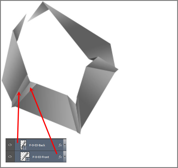 Create an easy folded paper text effect in Photoshop 46