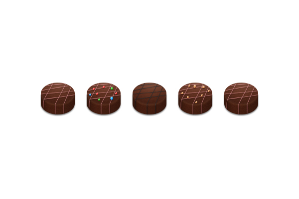 How to Create Chocolate Candies Text Effect in Photoshop 23