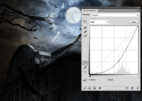 Create a Haunted House Scene with Photoshop 41