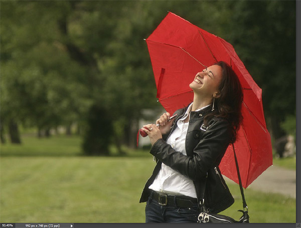 Add a Rain Effect to a Photo in Photoshop 11