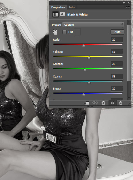 Create a selective color effect 2