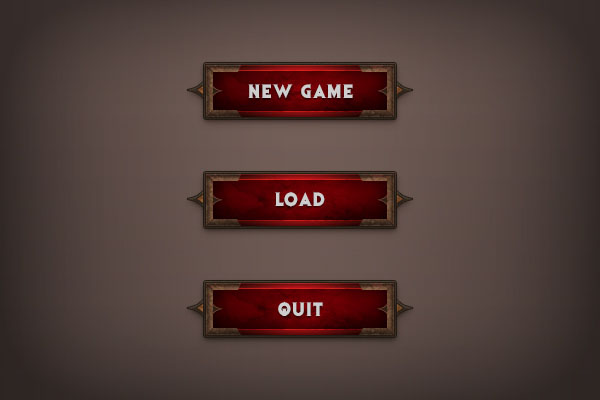 Create a gaming button inspired from Diablo 3 in Adobe Photoshop