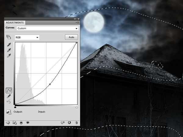 Create a Haunted House Scene with Photoshop 17