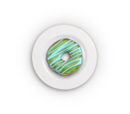 Draw Semi Realistic Donuts using Adobe Photoshop