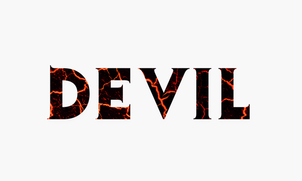 #Create a Devilish 3D Text Effect