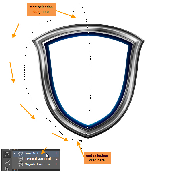 Create a Shiny Shield in Photoshop 48