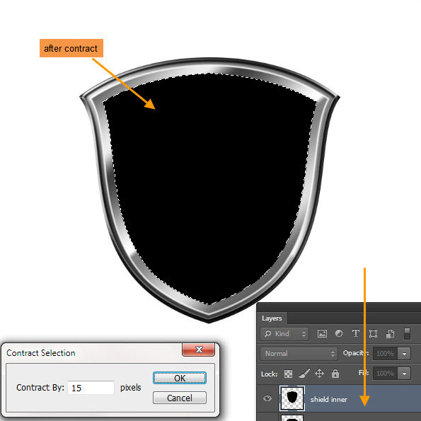 Create a Shiny Shield in Photoshop 33