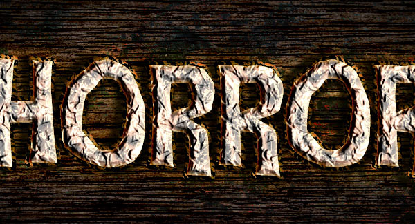 Create a Rusty Horror Text Effect 29