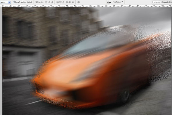 How to Create Effect of Rapid Movement in Photoshop 4