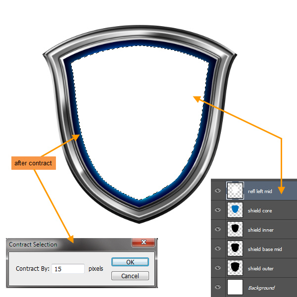 Create a Shiny Shield in Photoshop 46