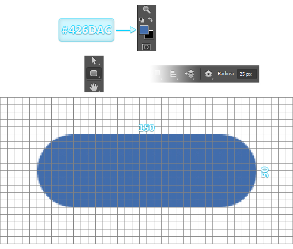 How to Create a Set of Share Buttons in Adobe Photoshop 2