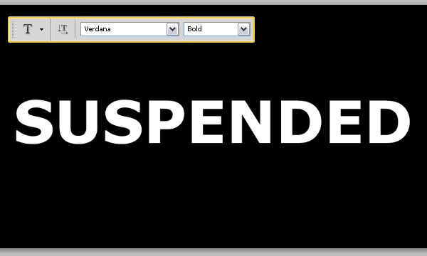 How to Create Suspended Text Effect in Adobe Photoshop 1