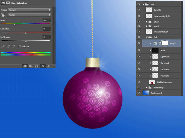 How To Create a Christmas Ornament Ball 33