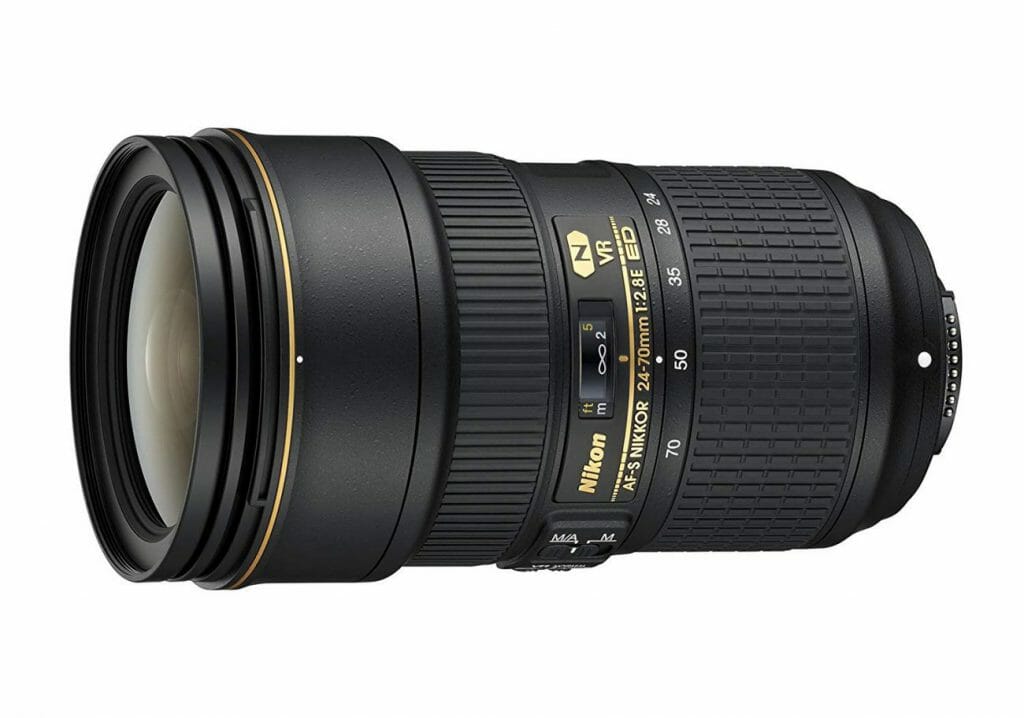 The Nikon AF-S NIKKOR 24-70mm f2.8G ED lens