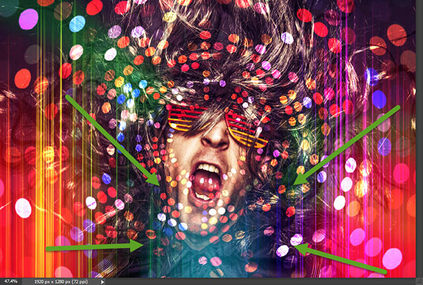 Create a crazy disco effect with Photoshop 6