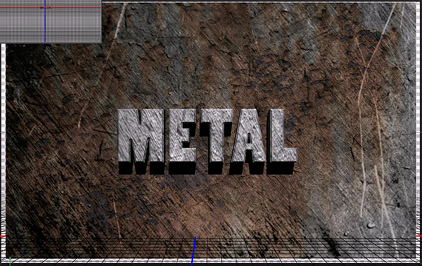 How to Create a Simple 3D Text Metal Effect in Photoshop CS6 step 25