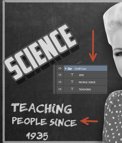 Create a Retro Chalkboard Scene in Photoshop 10