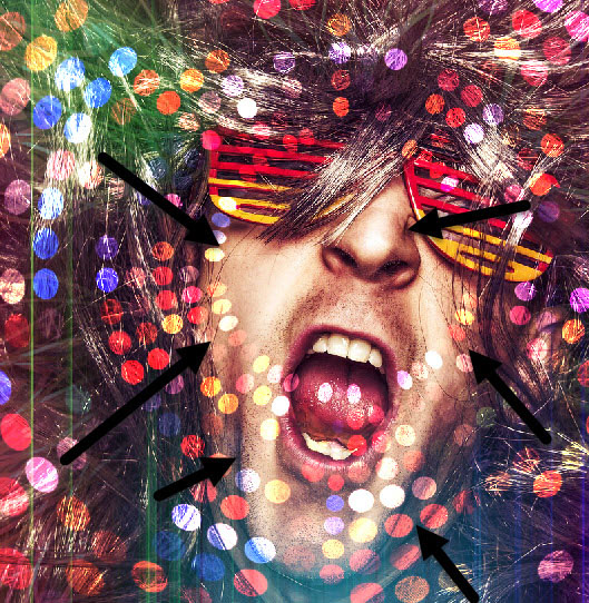 Create a crazy disco effect with Photoshop 8