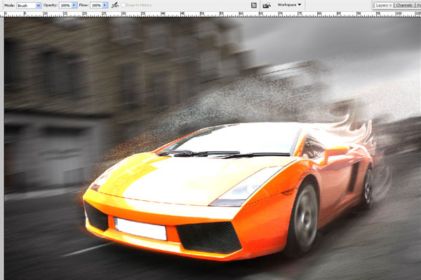 How to Create Effect of Rapid Movement in Photoshop 15