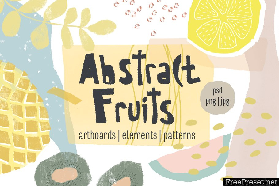 Abstract Fruits Collection 1453399