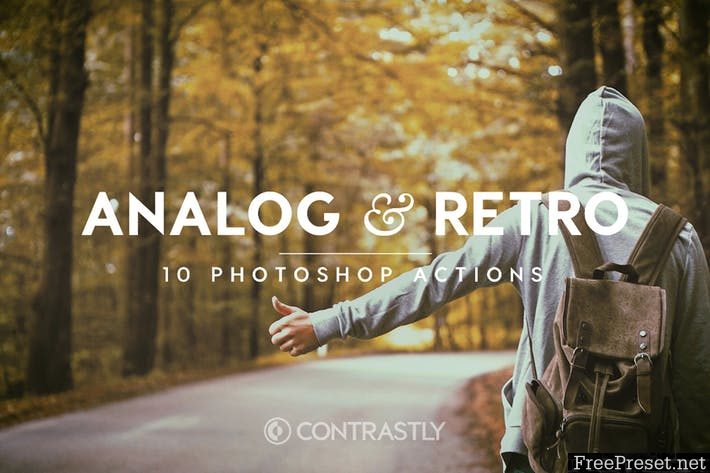 Analog & Retro Photoshop Actions 9BSX86