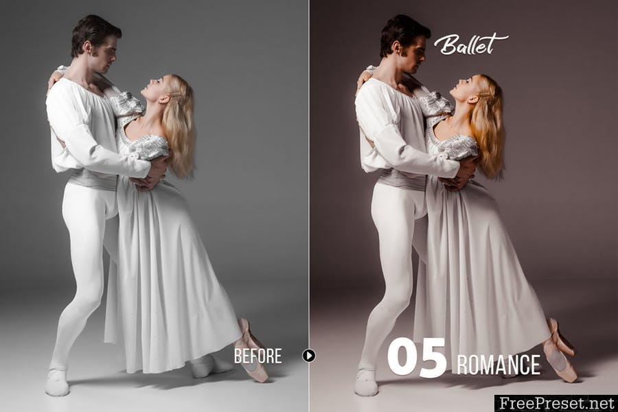 Ballet Artistic Presets for Lightroom & Photoshop