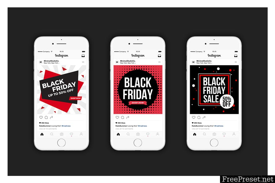 Black Friday Social Media Banners V3 [PSD]