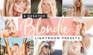 Blond hair Lightroom desktop presets 3749039