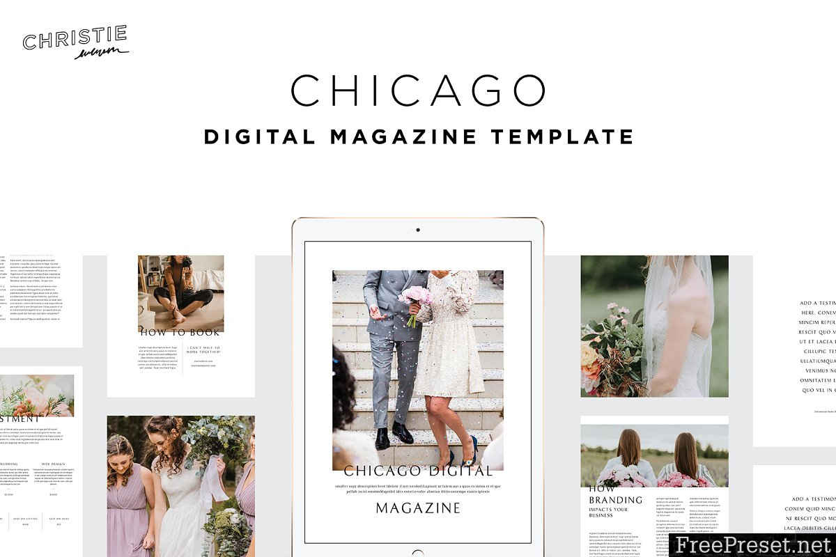 Chicago Digital Magazine Template 3736739