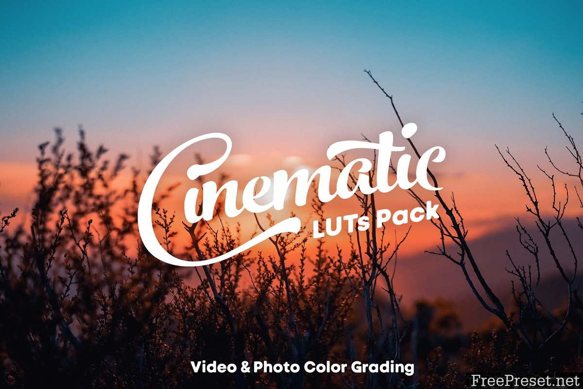 Cinematic LUTs Pack 3335433