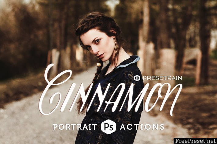 Cinnamon Portrait Actions D93LCS