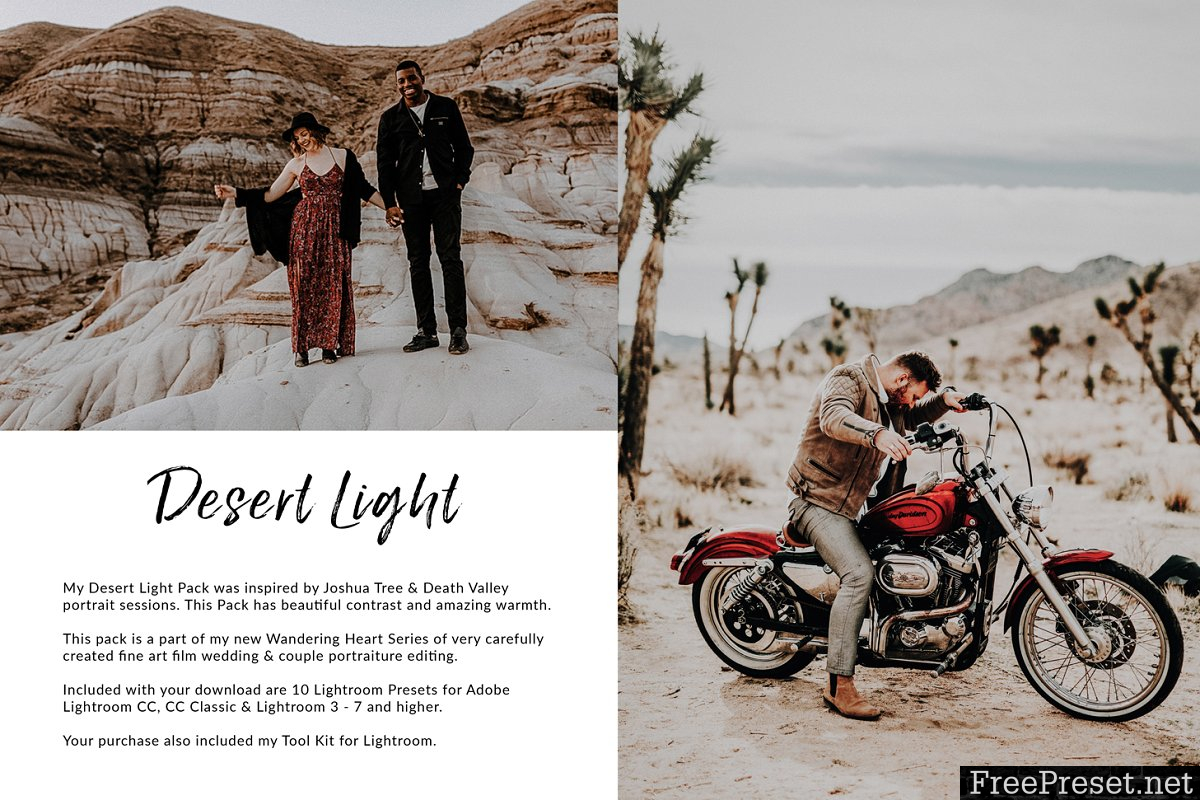 Desert Light LR Preset Pack 2379930