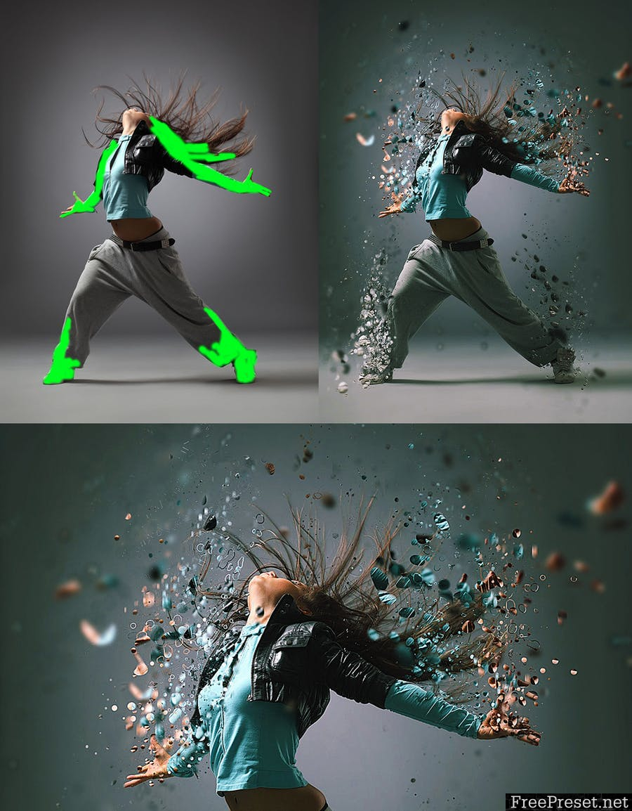 Dispersion 2 Photoshop Action 6C5W6K