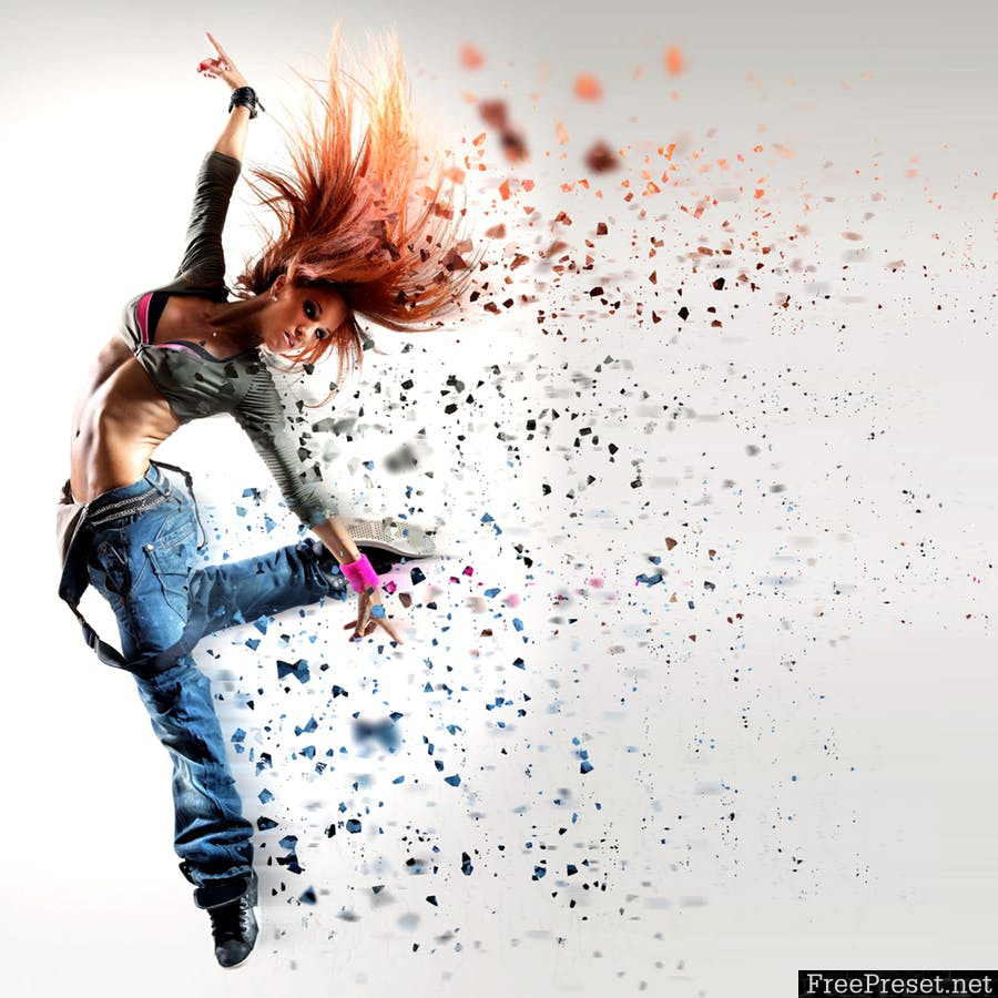 Elementum - Dispersion Photoshop Action 8867G9